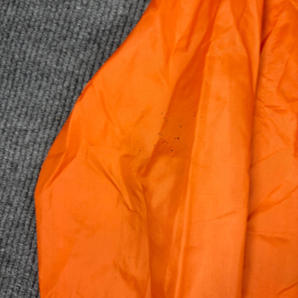 Vintage Harley Davidson Champion Windbreaker Jacket Orange White Racing Mens XL - Picture 11 of 11